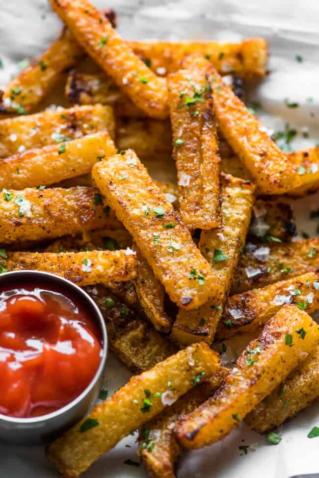 Crispy Baked Jicama Fries Isabel Eats