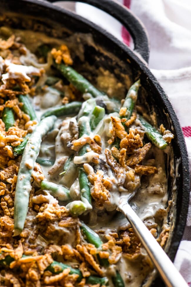 Fresh Green Bean Casserole - Isabel Eats