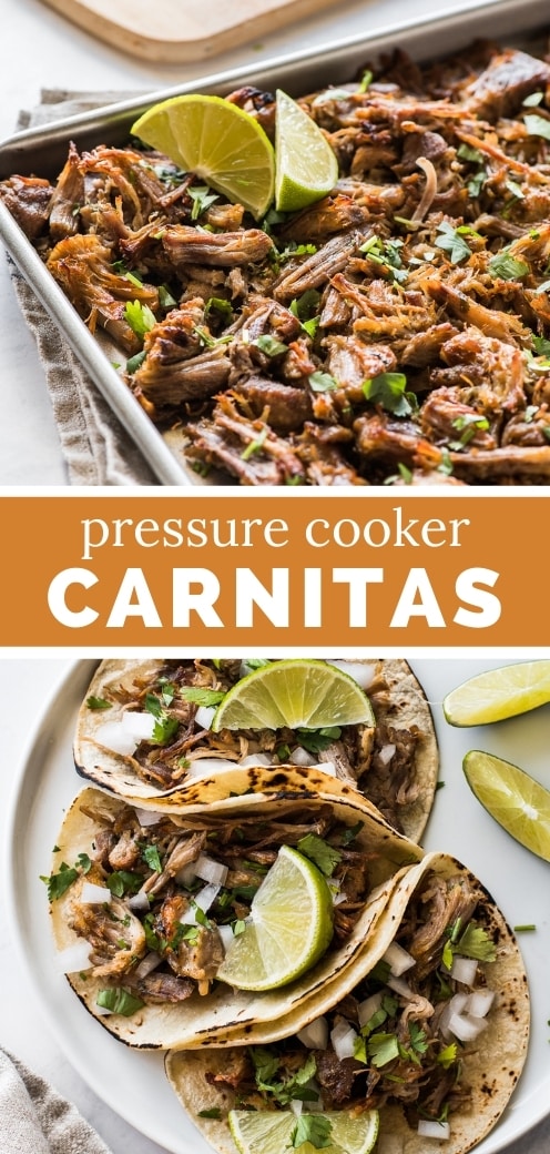 Pressure Cooker Carnitas (Instant Pot) - Isabel Eats
