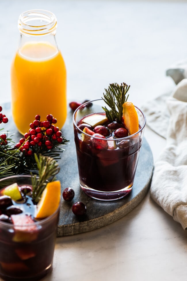 Winter Sangria - Isabel Eats