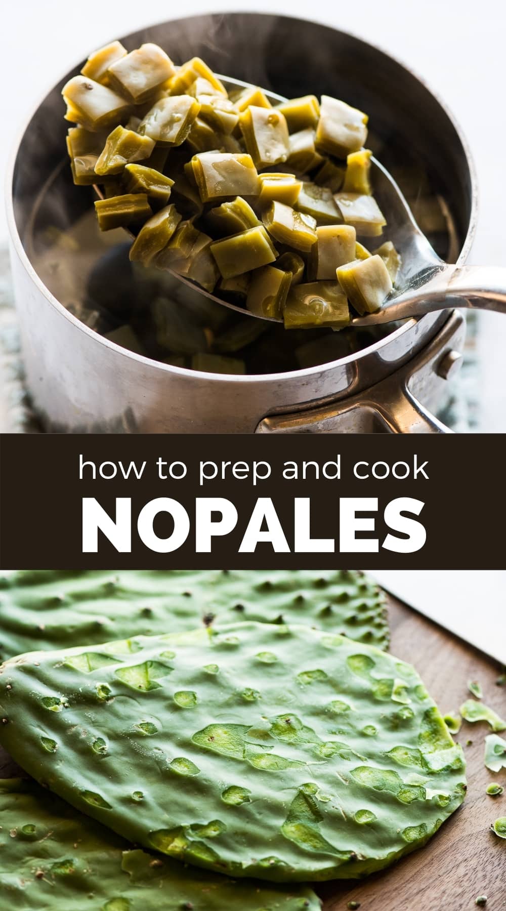 How To Cook Nopales Cactus Paddles Isabel Eats   Nopales Pinterest 5 