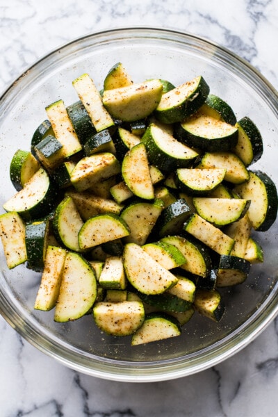 Roasted Mexican Zucchini