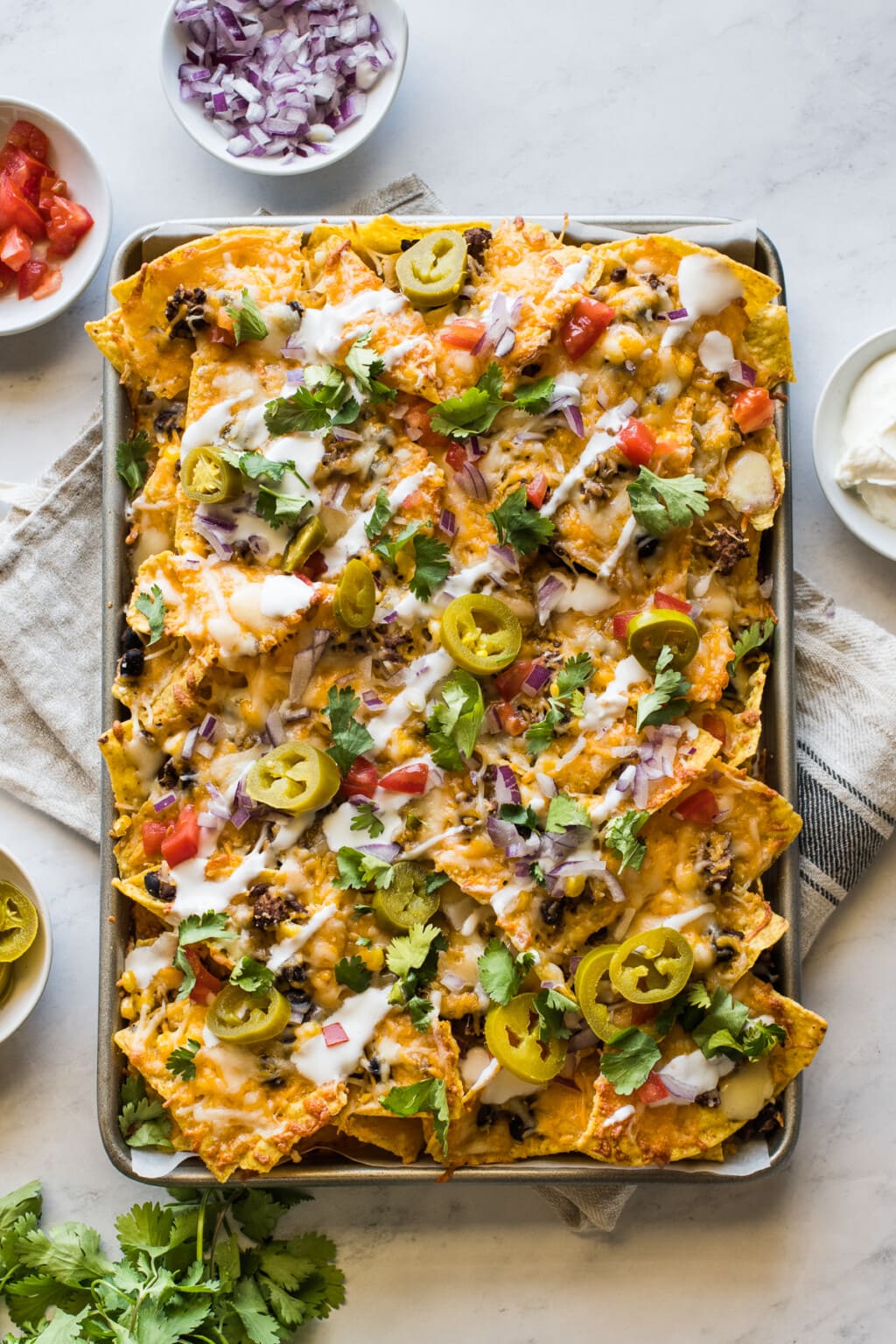 Sheet Pan Nachos - Isabel Eats