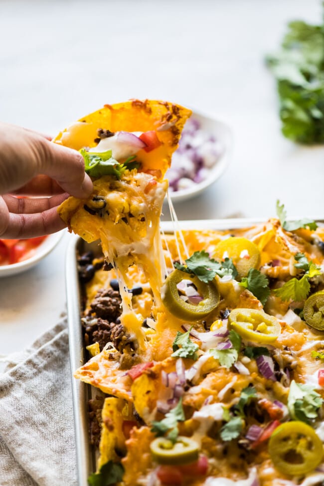 Sheet Pan Nachos - Isabel Eats