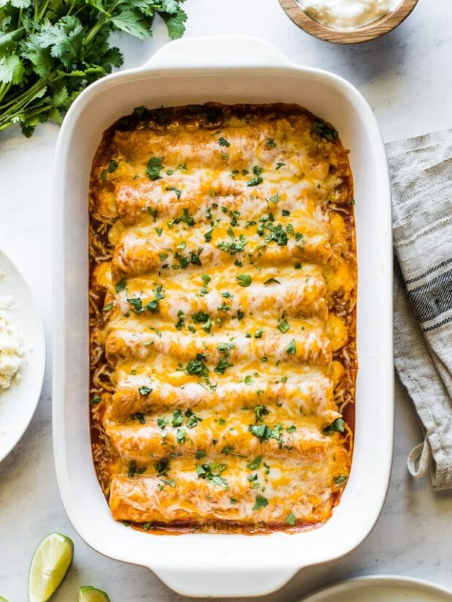 Easy Chicken Enchiladas