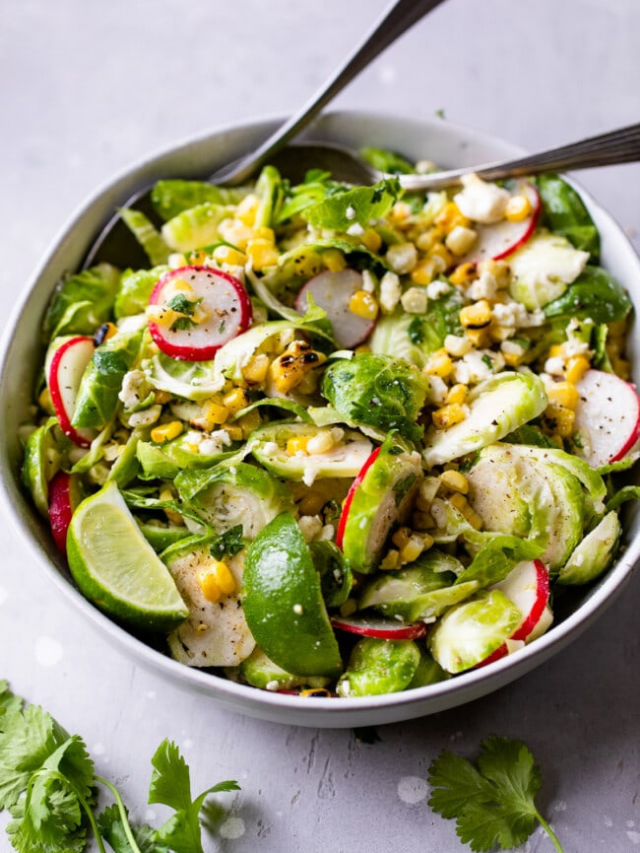 Mexican Brussels Sprout Salad