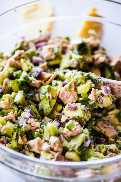 Avocado Tuna Salad - Isabel Eats