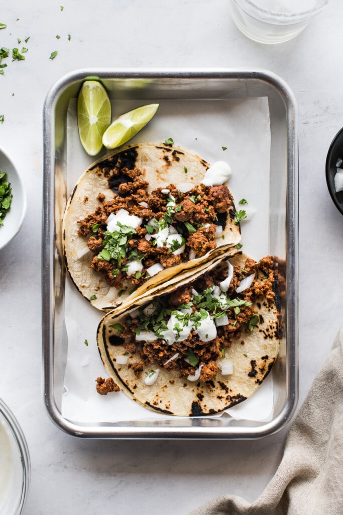 Chorizo Tacos - Isabel Eats