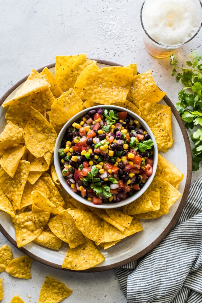 Black Bean and Corn Salsa - Isabel Eats