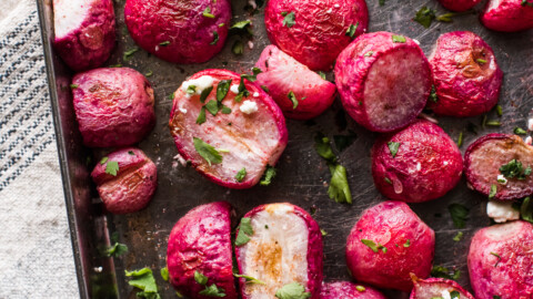 Easy Roasted Radishes - Isabel Eats