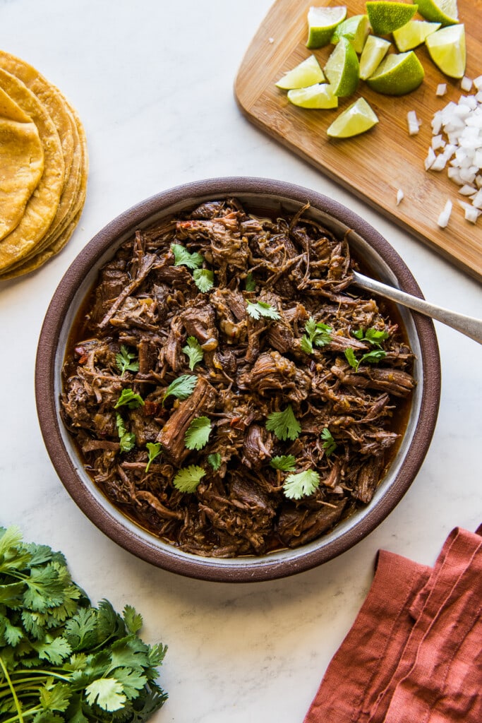 Pressure Cooker Barbacoa - Isabel Eats