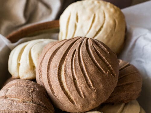 Conchas (Mexican Pan Dulce) - Isabel Eats