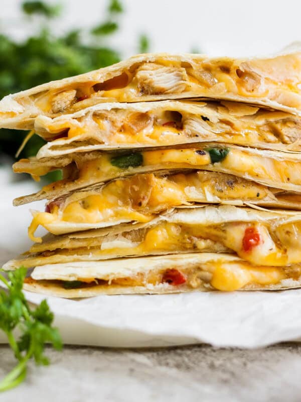 The Best Chicken Quesadillas