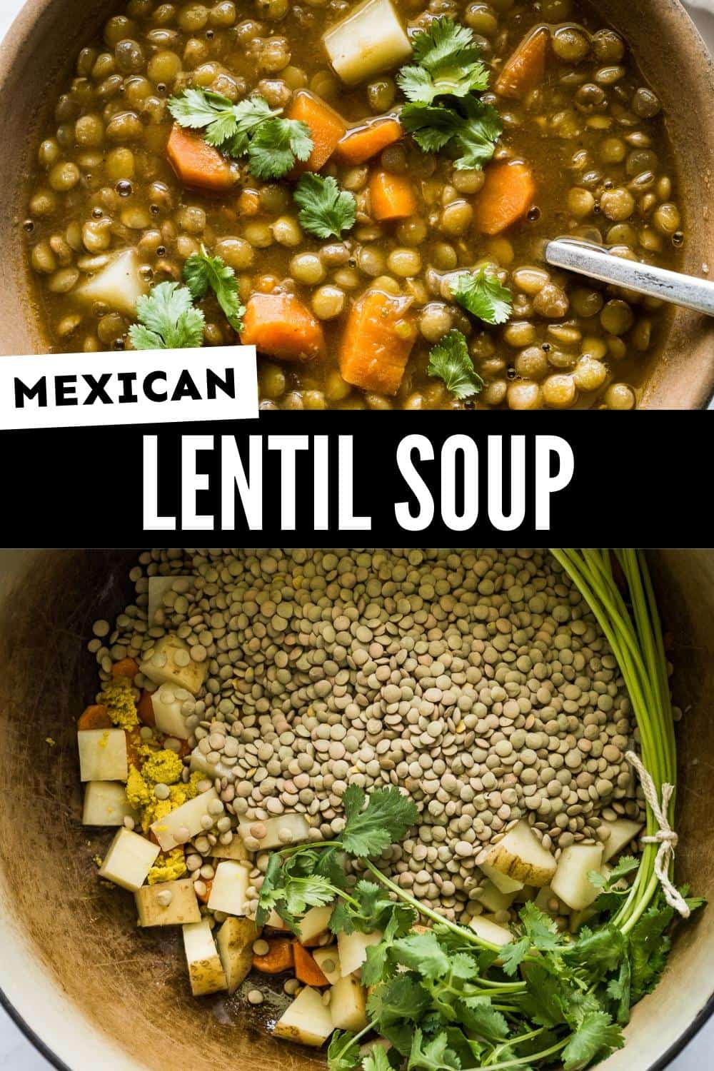 Lentejas (Mexican Lentil Soup) - Isabel Eats