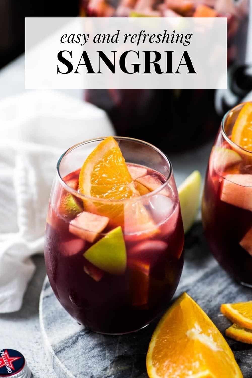 Easy Sangria Recipe - Isabel Eats