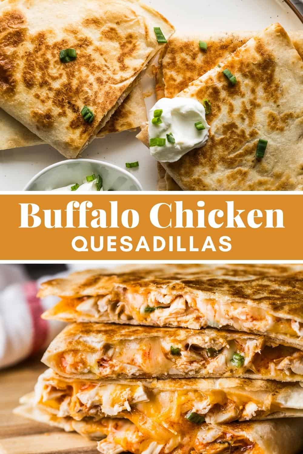 Buffalo Chicken Quesadillas - Isabel Eats