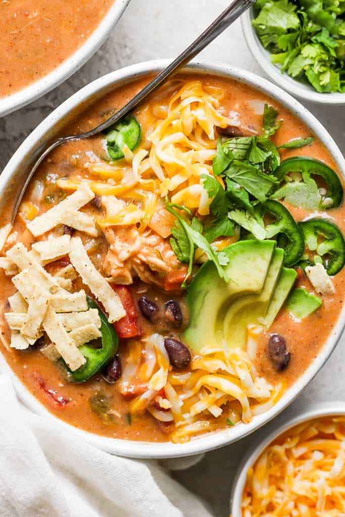 Chicken Enchilada Soup - Isabel Eats