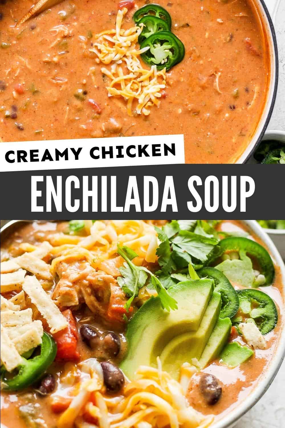 Chicken Enchilada Soup - Isabel Eats