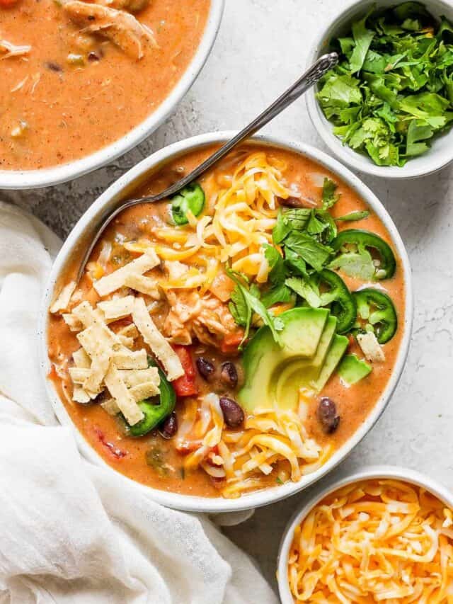 Chicken Enchilada Soup - Isabel Eats