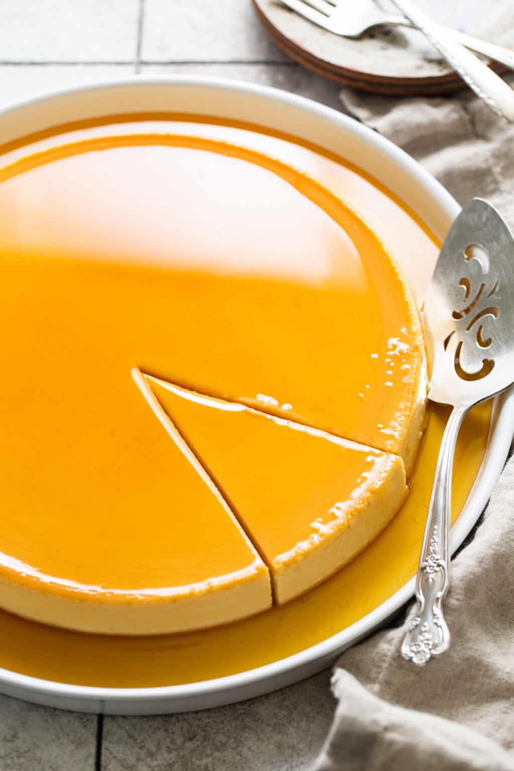 Flan De Queso - Isabel Eats