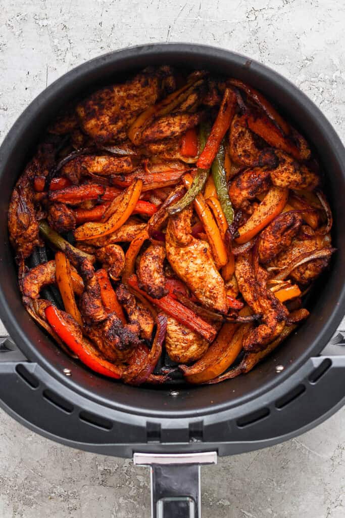 Air Fryer Chicken Fajitas - Isabel Eats