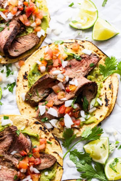 Flank Steak Tacos - Isabel Eats