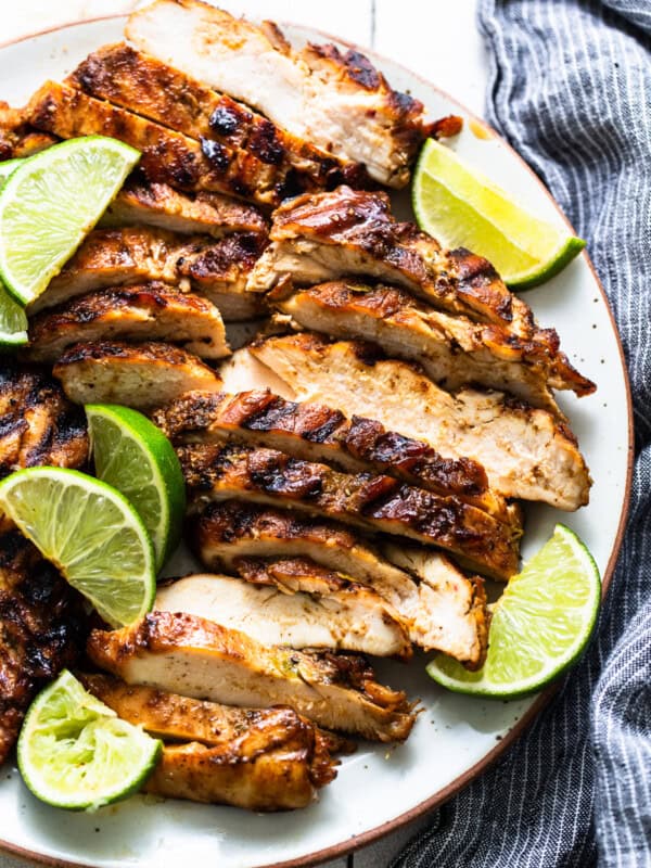 Tequila Lime Chicken on a plate