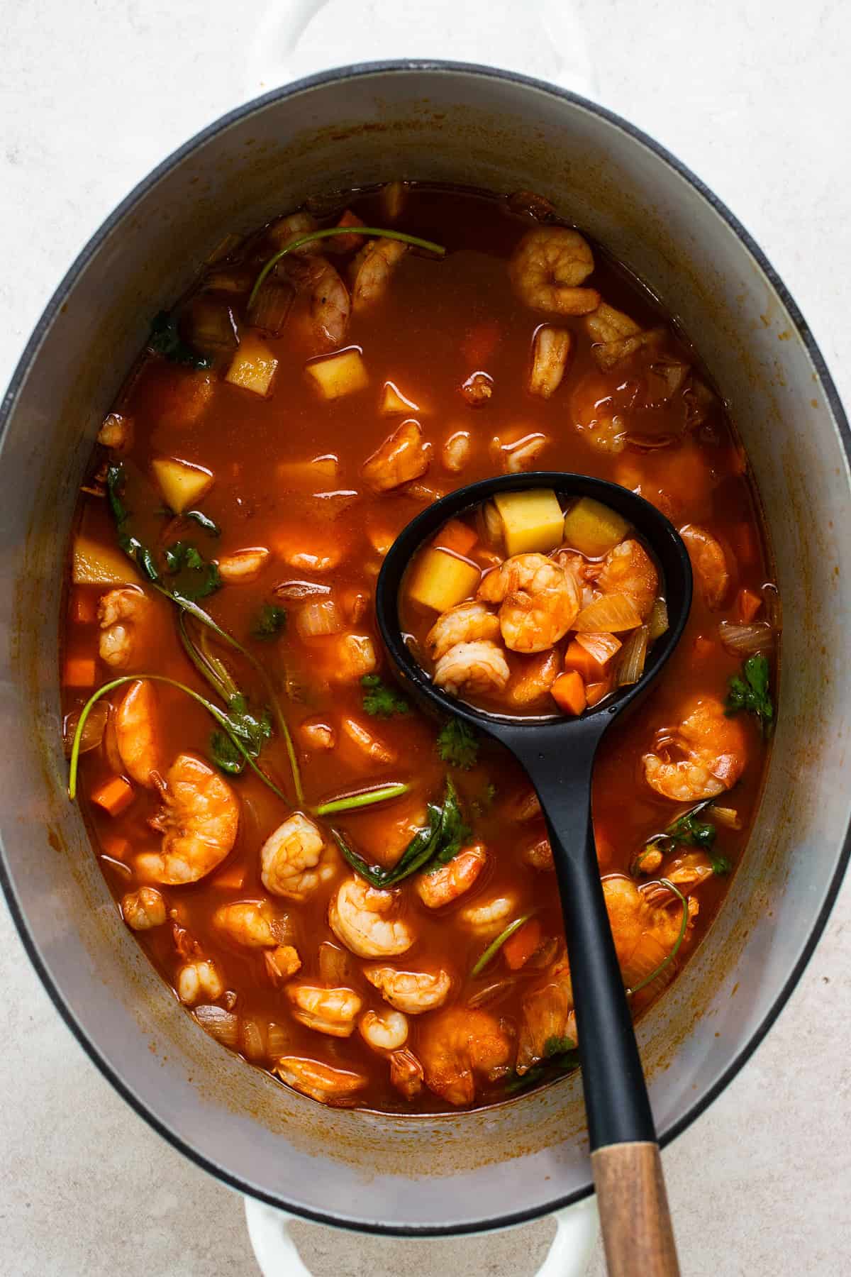 Add the remaining ingredients to the stockpot