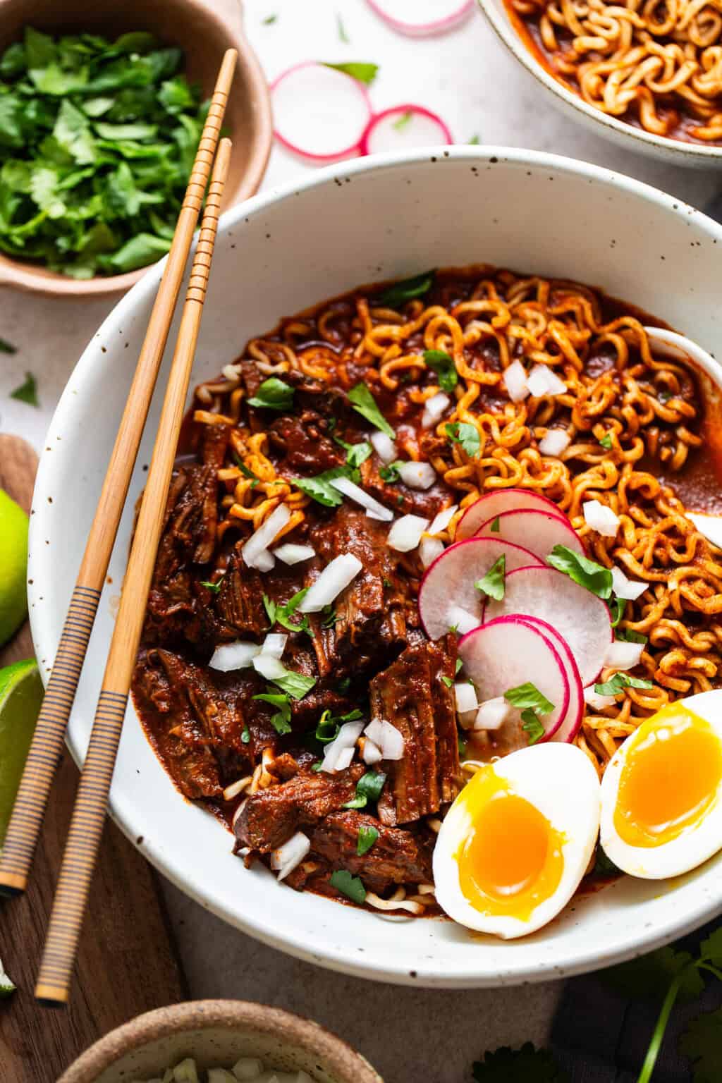 Birria Ramen - Isabel Eats