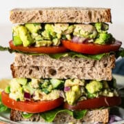 Avocado tuna salad